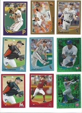 2013 TOPPS SERIES 1  #1-250 - BLUE, PURPLE, RED, EMERALD, GOLD #d/2013 -U PICK!!