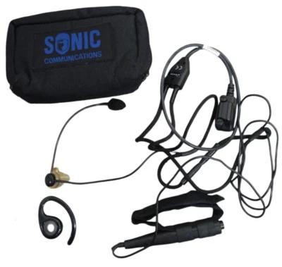 Covert Wireless Earpiece Mic By Sonic CA6922 PTT Induction Loop Security SIA - Image 1 of 4