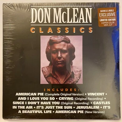 Don McLean Classics Exclusive Limited Edition Copper Colored Vinyl  NEW & SEALED - Image 1 of 2