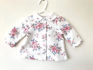 NWOT 3 months LITTLE ME baby girls Vintage Style floral jacket size 3M NEW - Picture 1 of 11