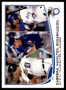 2013 TOPPS MIGUEL CABRERA/EDWIN ENCARNACION/JOSH HAMILTON TORONTO BLUE