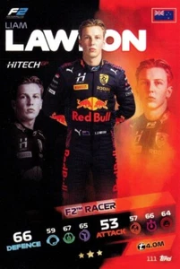 Topps Turbo Attax F1 (Fórmula 1 / Fórmula 1) 2021 - #111 Liam Lawson (F2 Racer) - Imagen 1 de 1
