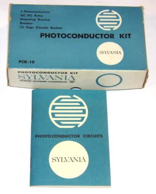 KIT FOTOCONDUCTOR VINTAGE 1963 SYLVANIA/GT para ingenieros y aficionados~con folleto Foto 1 de 4