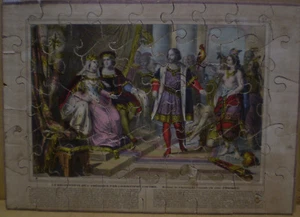 PUZZLE XIX° litho bois 45 pièces/ CHARLES PINOT ÉPINAL /CHRISTOPHE COLOMB pl. 4 - Imagen 1 de 8