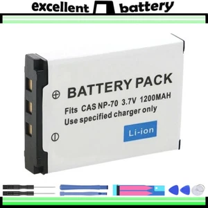NP-70 Battery For Fujifilm FinePix F20 Zoom F40fd F45fd F47fd Camera 1200mah - Picture 1 of 9