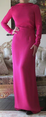 Vestido longo STELLA McCARTNEY tapete vermelho, Runway magenta/fúcsia It 42, EUA 6-8,S-M - Imagem 1 de 4