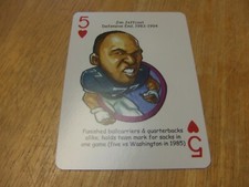 2018 Hero Decks Dallas Cowboys Playing Card -Jim Jeffcoat-