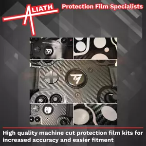 Fits Thrustmaster TX Steering Wheel CARBON Styling & Scratch chip Protection Kit - Picture 1 of 4