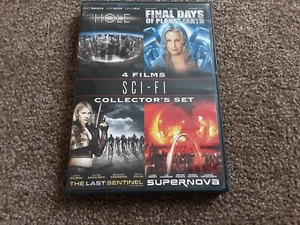 DVD Movie, 4 Sci-fi Movies On 2 Double Sided Discs. Please See Description.  - Bild 1 von 2
