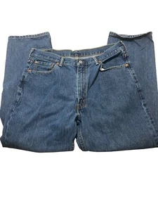 Levis 550 Original Fit Mens Jeans Relaxed Fit Straight Leg Blue Denim Size 36x30 - Picture 1 of 5