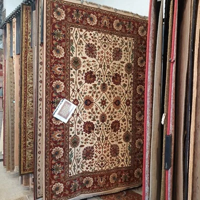 Brand new Karastan Wool Original collection 700-710 Ivory  5'.9"x9' 1.75mx2.74m - Image 1 of 4