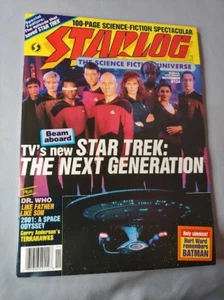 Starlog Magazine #124 NEW Star Trek TNG Burt Ward Dr Who Batman 1987 Nov VF/NM - Imagen 1 de 9