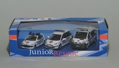 CARARAMA JUNIOR RESCUE 1:43 SET - POLICIA COMUNALE 3 MODELLI Cod: 719137 - Immagine 1 di 4
