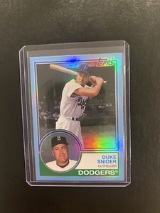 2021 Topps Archives DUKE SNIDER #166 Blue Foil 6/25 Dodgers COLOR Match SSP HOF