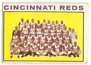 Carta squadra Cincinnati Reds 1964 Topps #403 vg/ex - Foto 1 di 2