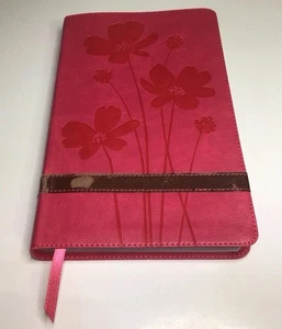 Gods Word Translation Holy Bible Thinline Ed Flowers Pink Brown Baker Books - Picture 1 of 24