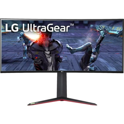 LG Ultragear 34" QHD Curved IPS 144Hz Gaming Monitor, Black - Image 1 of 4