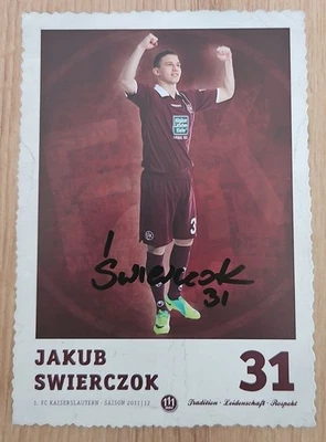 🇵🇱 Jakub Świerczok – 1. FC Kaiserslautern – Autogrammkarte 2011/2012 ✨ - Bild 1 von 2