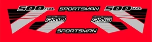 2012 / 2013 Polaris Sportsman 500 ATV Decal Kit for RED BODY 4x4 - Picture 1 of 1