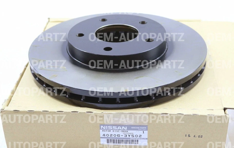 40206-3Y502 Rotor de freno genuino Nissan Infiniti compatible con FX35 FX45 M35 M45 trasero OEM Foto 1 de 1