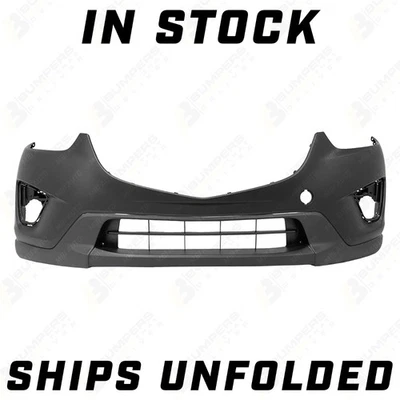 PRIMERED Front Bumper Cover SHIPS UNFOLDED for 2013 2014 2015 2016 Mazda CX-5 Foto 1 de 4