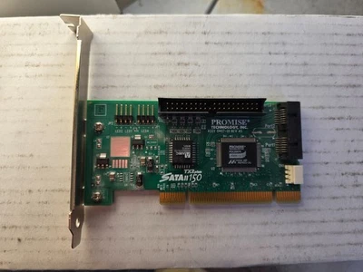 Promise Tech SATAII 150 TX2 Plus SATA + IDE ATA Controller Card - Tested working - Image 1 of 2