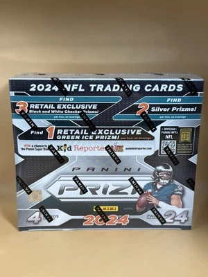 2024 Prizm NFL Retail Box EXCLUSIVE Black White Checkerboard! New/Sealed - Image 1 of 3