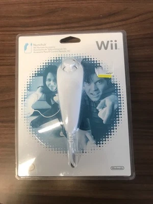 Official Nintendo Wii OEM Nunchuck Controller, NEW Factory Sealed - Image 1 of 2