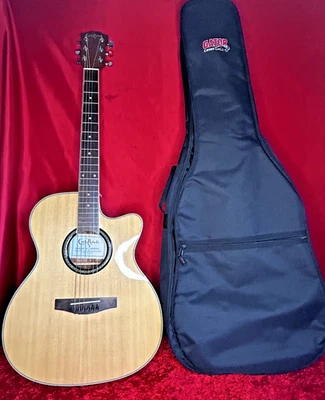 Carlo Robelli Acoustic And Electric Guitar Model# CRF550TBX w/ Gator Cases Case - Image 1 of 4