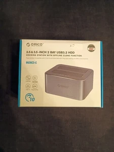 ORICO Dual Bay Festplatten Dockingstation Offline Klon 10-Gbit / s für 2,5/3,5 - Bild 1 von 2