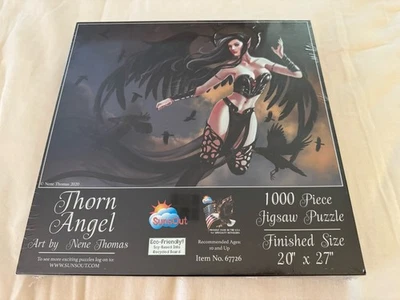 THORN ANGEL by Nene Thomas - SunsOut 1000 piece FANTASY puzzle - NEW / SEALED - Image 1 of 4