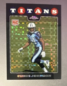 2008 Topps Chrome X-FRACTOR / Chris Johnson ROOKIE - Bild 1 von 2