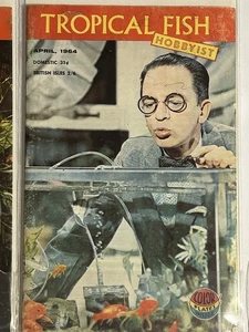 Tropical Fish Hobbyist 1964 Lot of 9 Vintage Aquarium Magazines Seahorse Cover - Imagen 1 de 6