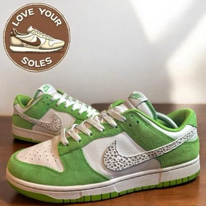 Nike Dunk Low - Safari Swoosh Chlorophyll - UK 9 - Picture 1 of 9