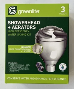 Greenlite, Duschkopf + Belüfter, (1 Duschkopf & 2 Belüfter) - Bild 1 von 6