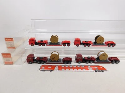 4X Wiking H0 1:87 Sattelzug Magirus: 503 VDK + 24 503 Mint + 2X Box #DD607-0,5 - Immagine 1 di 4