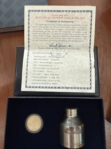 United States Mint 50 STATE QUARTERS Coin & Die Set w/ BOX & COA Mississippi - Picture 1 of 4