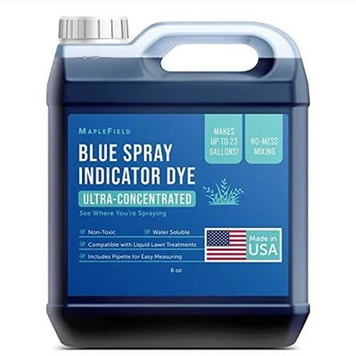 8oz Blue Spray Pattern Indicator Dye, Blue Spray Marker for Lawn, Non-Permanent - Image 1 of 4