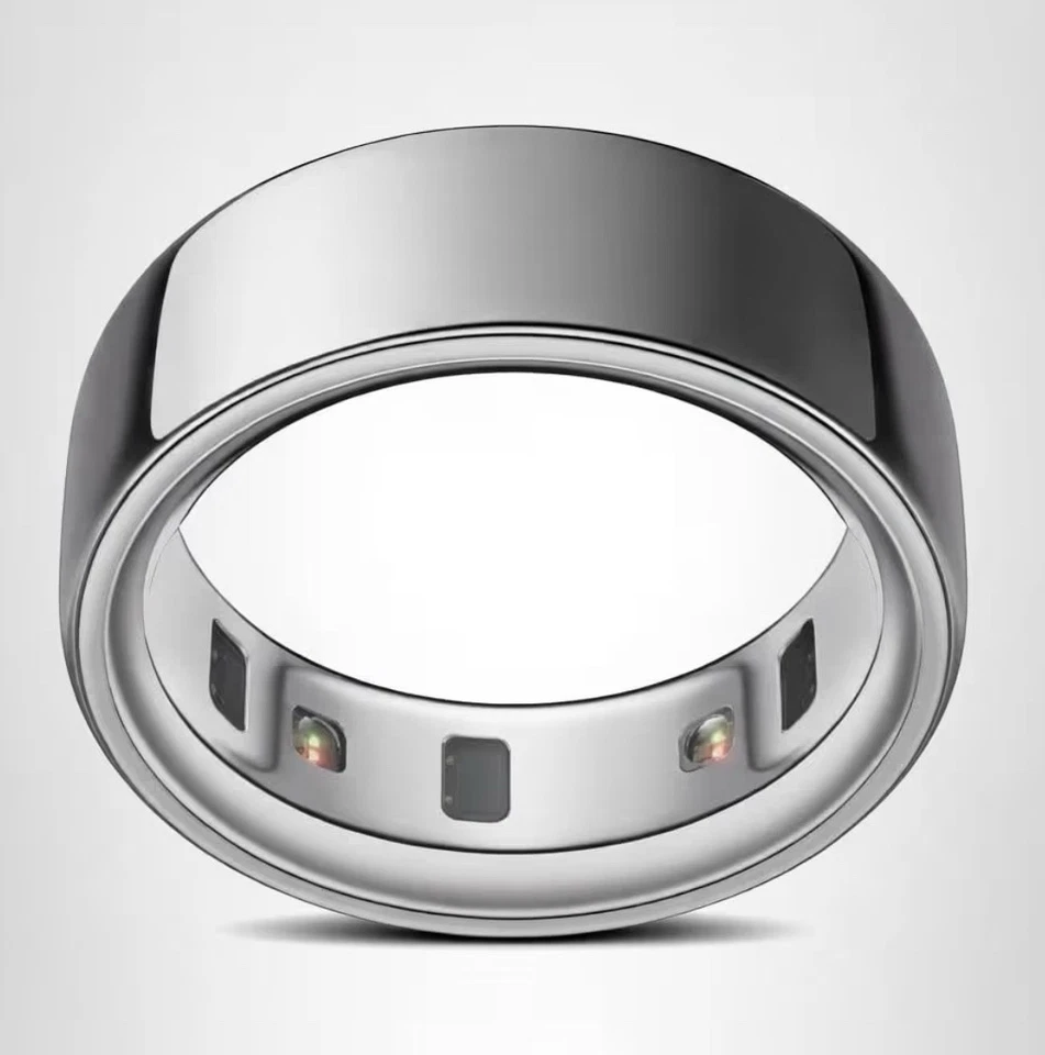 Anel Oura Gen 4 Prata/Argente, Tamanho 7, Inclui Carregador Usado - Imagem 1 de 2