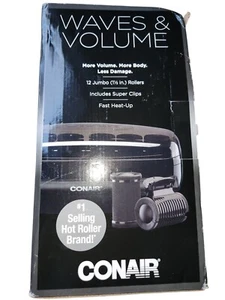Conair Hot Rollers Hair Curlers for Long, Medium and All Hair 1 1/2" Rollers - Picture 1 of 7