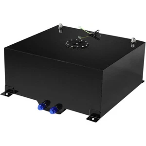 NEW 20 Gallon Aluminum Polished Race Drift Fuel Cell Tank With Level Sender - Picture 1 of 6