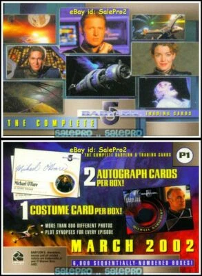 RITTENHOUSE 2002 THE COMPLETE * BABYLON 5 * MINT SAMPLE PROMO CARD #P1 - Image 1 of 4