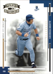 2004 Throwback Threads #214 George Brett RET /1000 - NM-MT