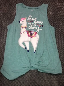 Girls Tank Top by SO - Teal - size 10 - Picture 1 of 4