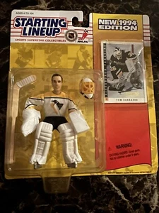 Figura de acción de hockey Tom Barrasso alineación inicial de los Pittsburgh Penguins NHL - Imagen 1 de 1