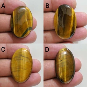 High Quality Tiger Eye Cabochon Oval Shape Loose Gemstone For Jewelry Making - Picture 1 of 13
