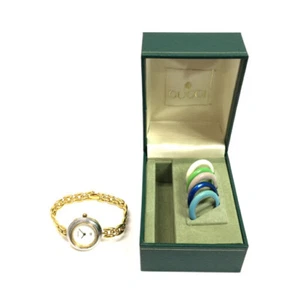 Gucci Change Bezel Quartz Watch 11/12 25mm Swiss From JP 190 6285864 - Picture 1 of 11