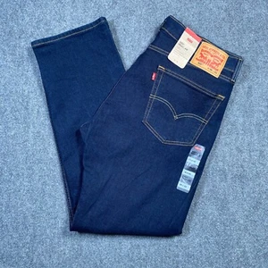 Levi's 505 Jeans Men's 36x30 Blue Medium Wash 100% Cotton Regular Straight Leg - Picture 1 of 12