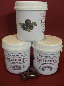 300 Acai Berry/Beere Vegi Kapseln a 700mg Extrakt (1:20= 12000mg) vegan - Bild 1 von 1