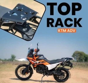 Top Rack With Plate Fit for KTM 390 ADVENTURE R (2025) - Picture 1 of 5